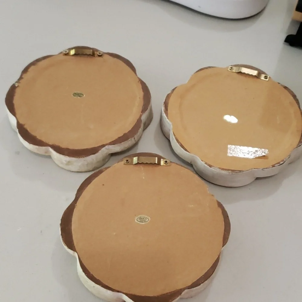 Elegant Cream Wall Decor Set Of 3